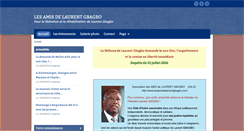 Desktop Screenshot of lesamisdelaurentgbagbo.com