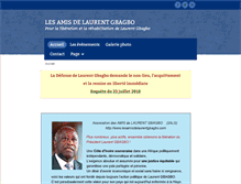 Tablet Screenshot of lesamisdelaurentgbagbo.com